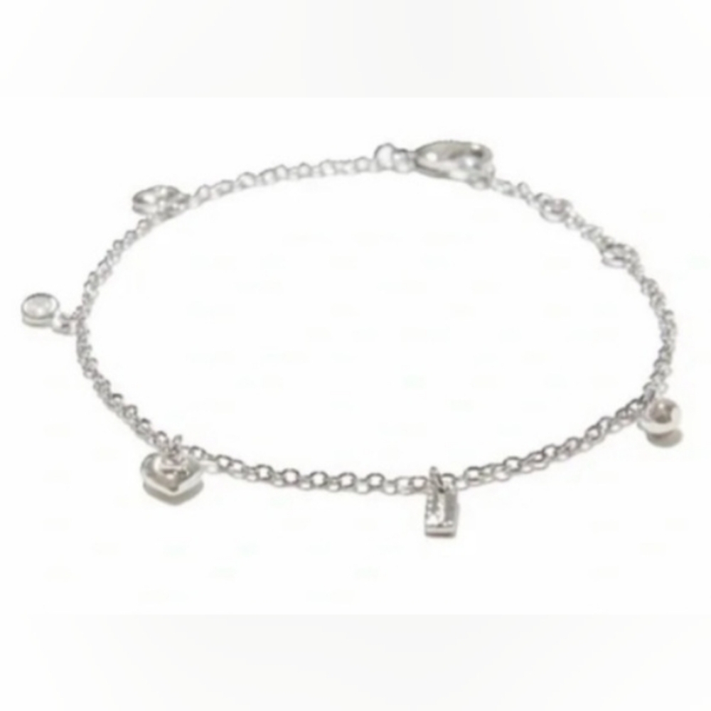 Coach Silver Charm Bracelet